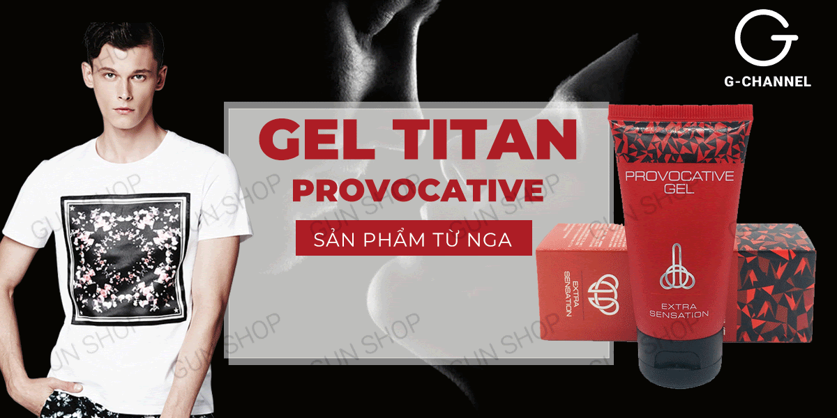  Sỉ Gel bôi trơn tăng kích thước cho nam - Titan Provocative - Chai 50ml giá rẻ