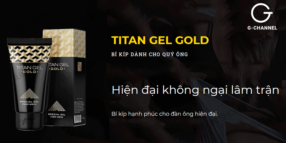  Sỉ Gel bôi trơn tăng kích thước cao cấp - Titan Gold - Chai 50ml tốt nhất