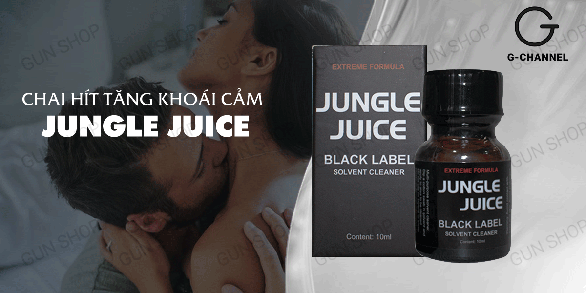  Địa chỉ bán Chai hít tăng khoái cảm Popper Jungle Juice Black Label - Chai 10ml cao cấp