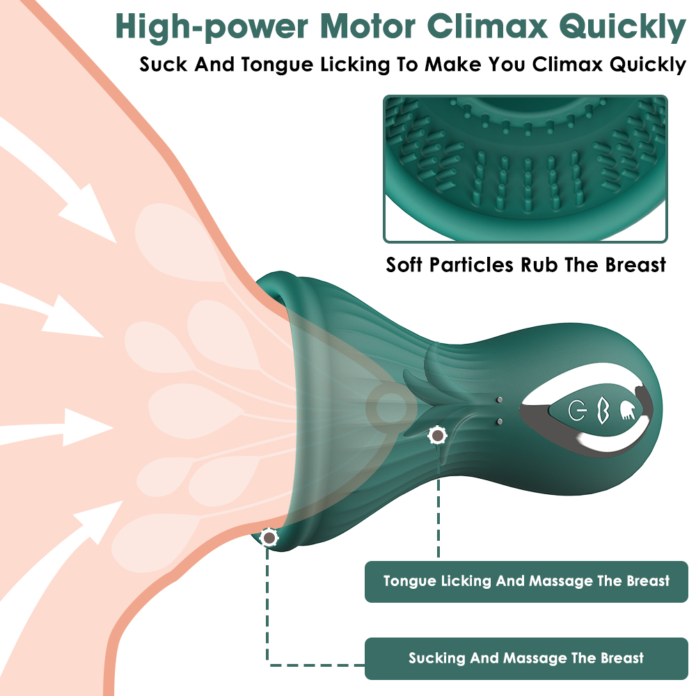 Máy bú hút đa chức năng Miyue Cup gai nổi lưỡi liếm massage âm đạo ngực