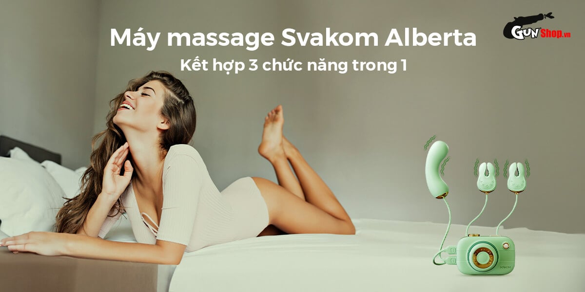 So sánh Máy bú hút Svakom Alberta hình máy ảnh kèm 3 đầu phụ kích thích giá rẻ