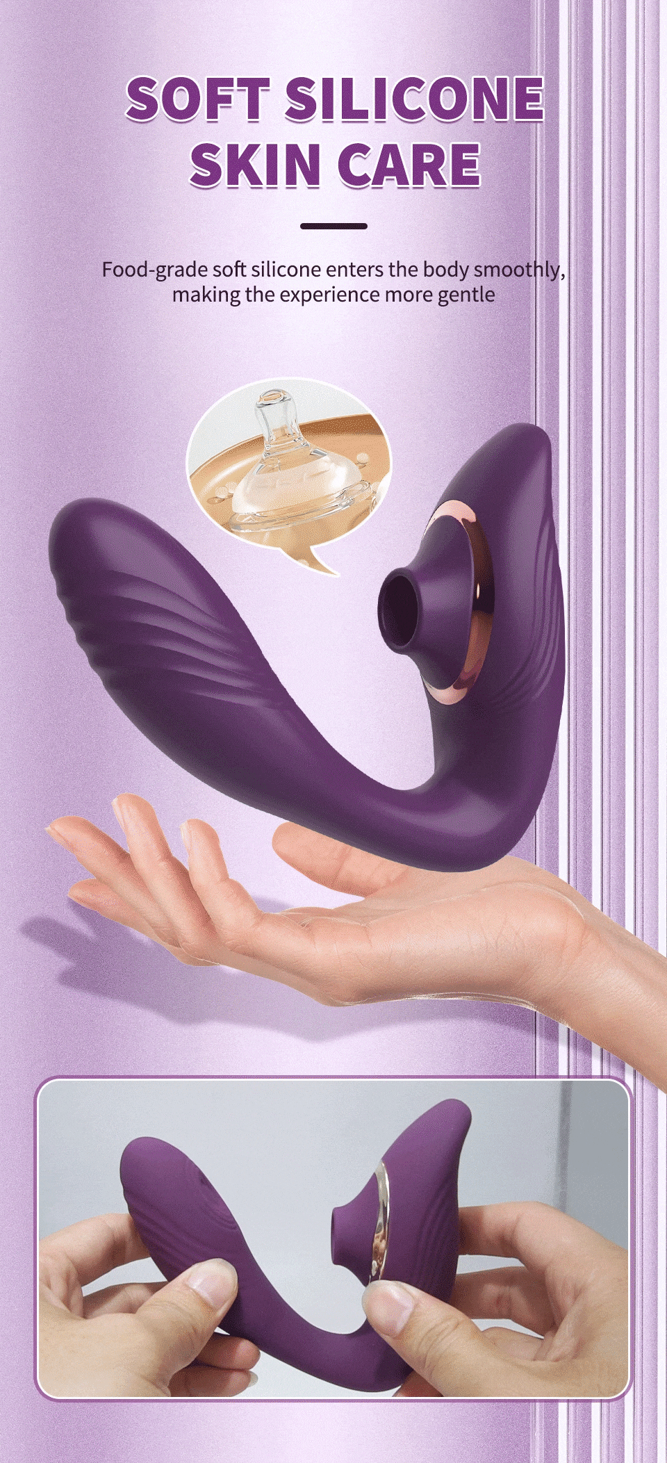 Sỉ Máy massage 2 đầu Becky rung bú hút kích thích âm đạo và điểm G có tốt không?