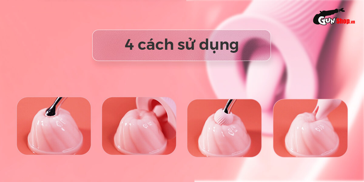 Sỉ Máy massage 2 đầu Svakom Beverly kèm lưỡi liếm kích thích điểm G cao cấp