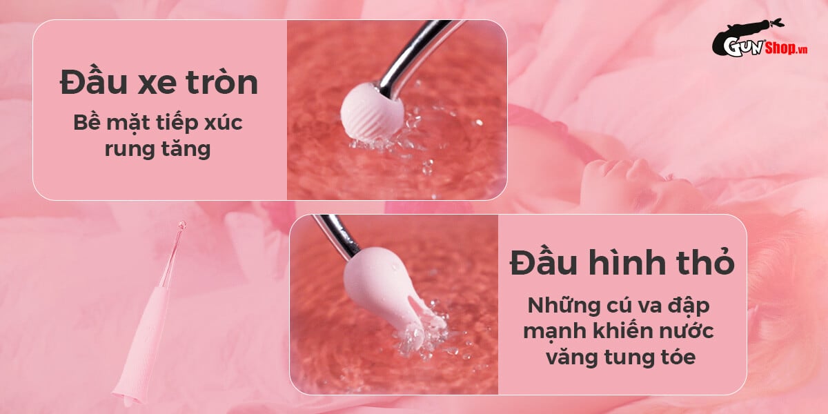 Sỉ Máy massage 2 đầu Svakom Beverly kèm lưỡi liếm kích thích điểm G cao cấp