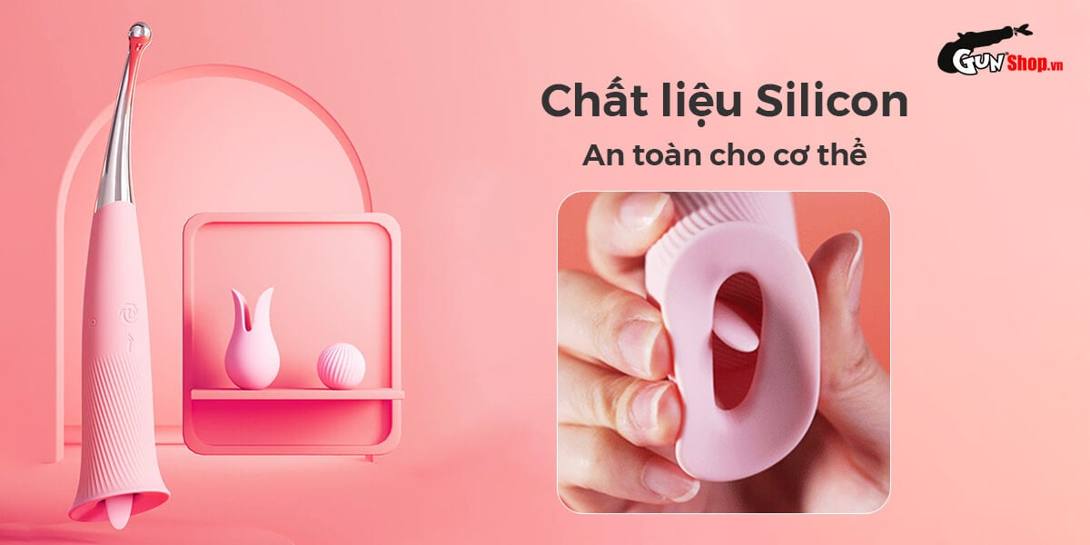 Sỉ Máy massage 2 đầu Svakom Beverly kèm lưỡi liếm kích thích điểm G cao cấp