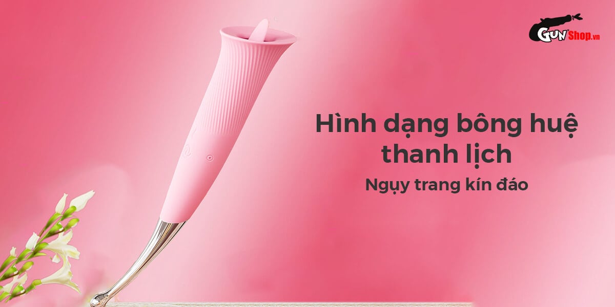 Sỉ Máy massage 2 đầu Svakom Beverly kèm lưỡi liếm kích thích điểm G cao cấp