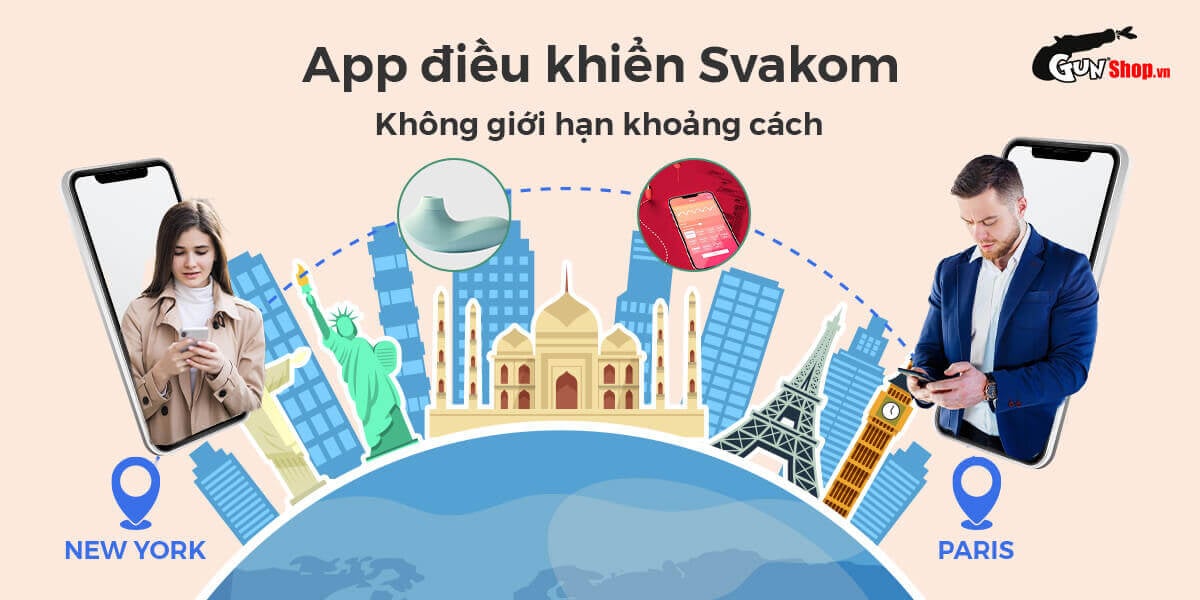 Máy massage điểm G Svakom Pulse Lite Neo bú hút điều khiển qua app bluetooth