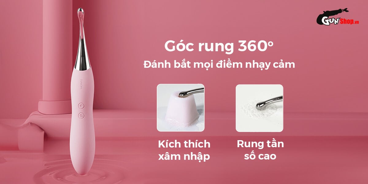 Sỉ Máy massage Svakom Beatrice 2 đầu rung kích thích điểm G hàng mới về