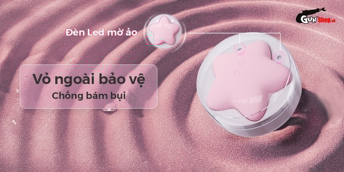 Shop bán Máy rung bút hút Svakom Peach Star hình ngôi sao massage kích thích hàng xách tay