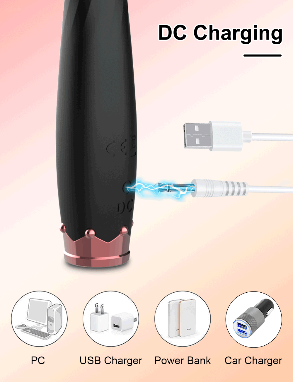 Máy rung móc cua silicon siêu mềm có thể uốn cong kích thích điểm G
