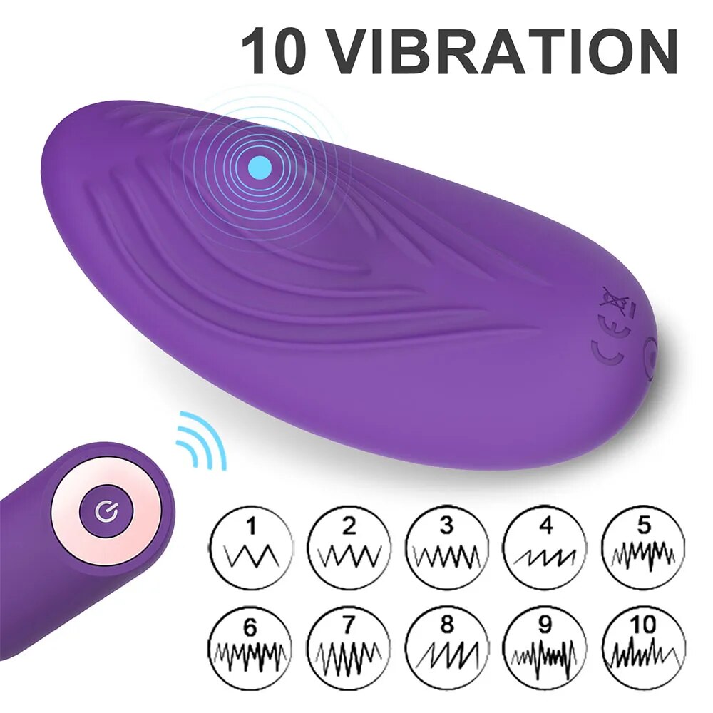Trứng rung gắn quần lót điều khiển từ xa máy massage âm đạo hột le