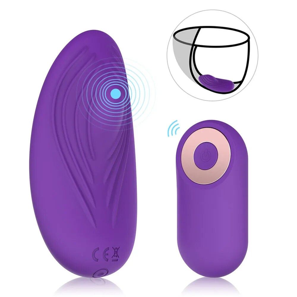 Trứng rung gắn quần lót điều khiển từ xa máy massage âm đạo hột le