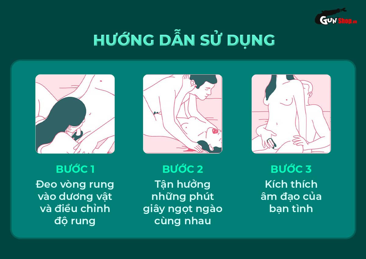 Shop bán Vòng rung đôi Butterfly Ring hình cánh bướm tăng khoái cảm Version 1 giá sỉ
