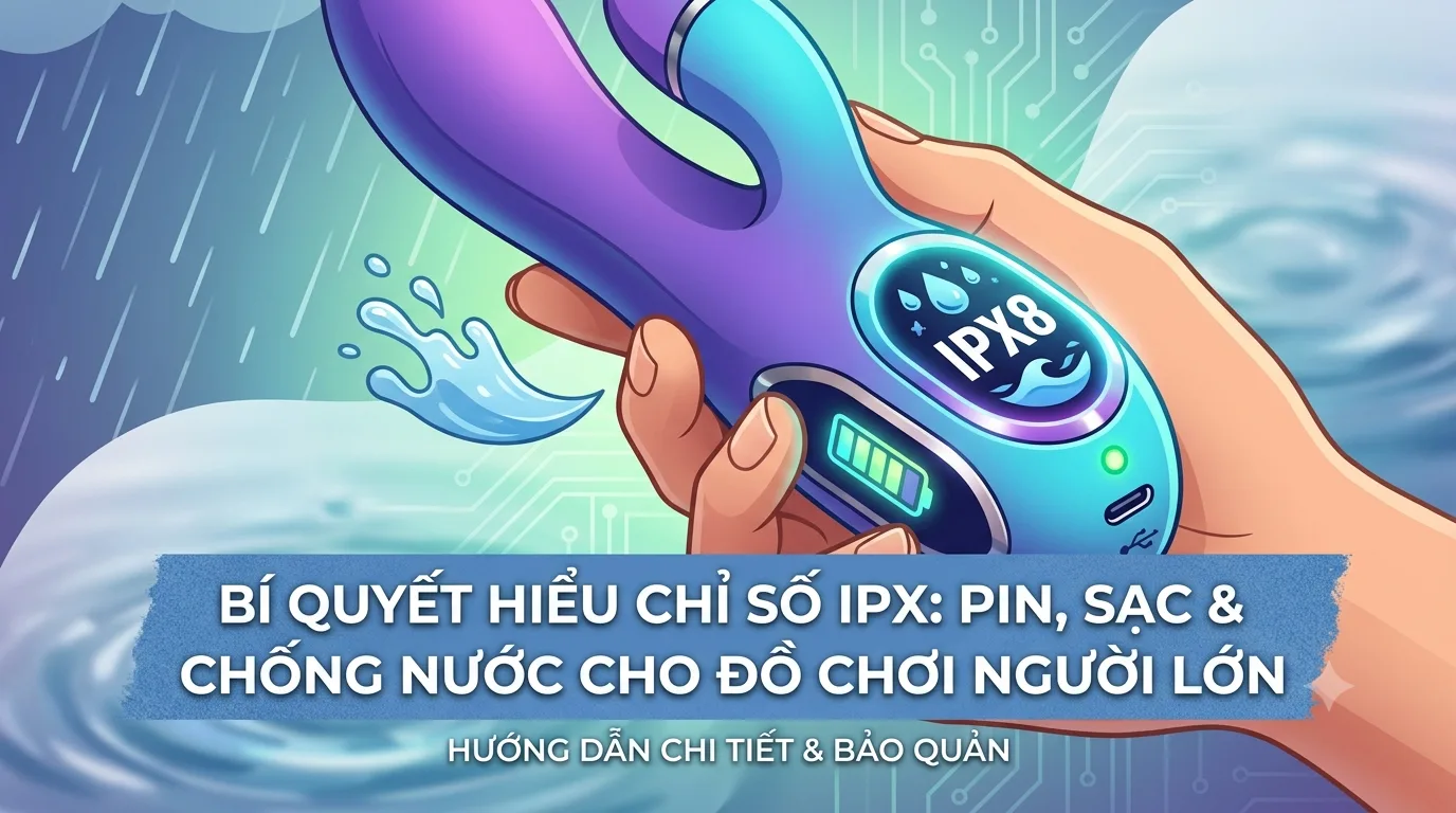 Pin, sạc và chống nước: đọc chỉ số IPX trên đồ chơi thế nào