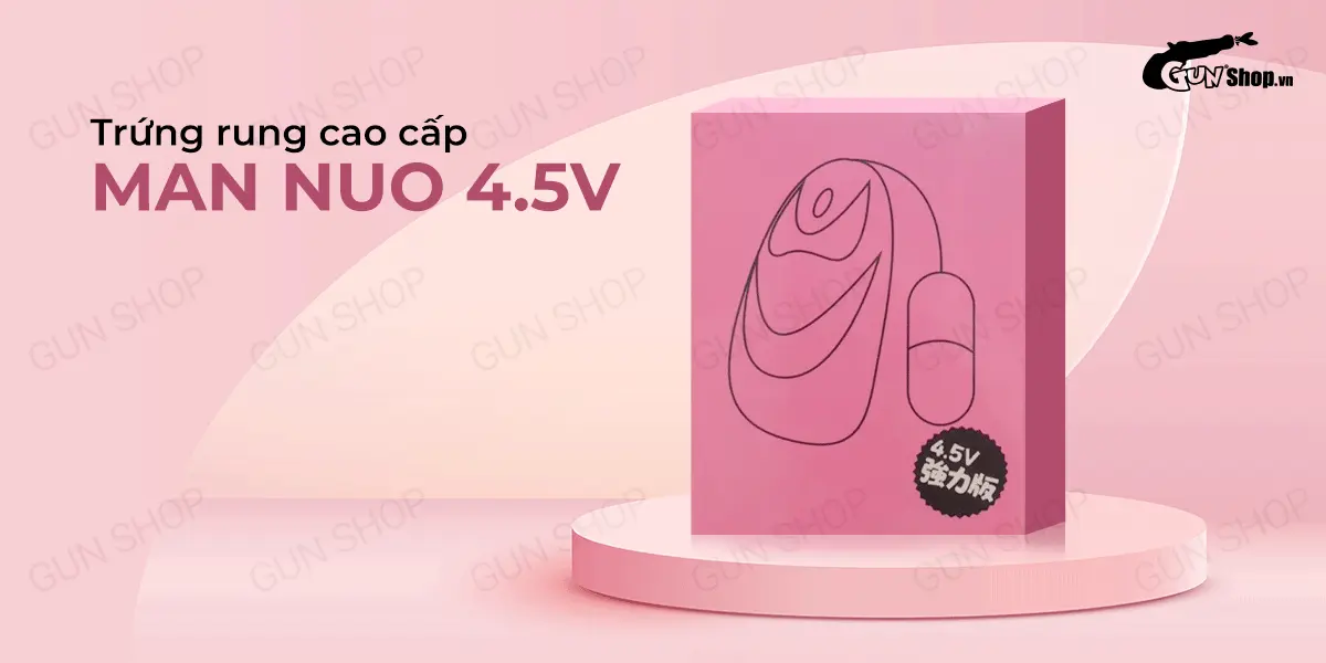 Trứng rung cao cấp 1 đầu dùng pin - Man Nuo 4.5V — ảnh 2