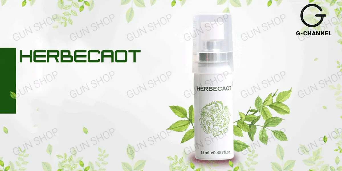 Herbecaot Đài Loan 15ml xịt kéo dài thời gian siêu hiệu quả — ảnh 2