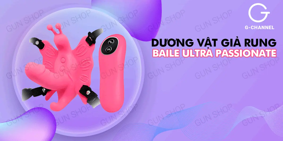 Dương vật giả rung điều khiển từ xa - Baile Ultra Passionate — ảnh 2