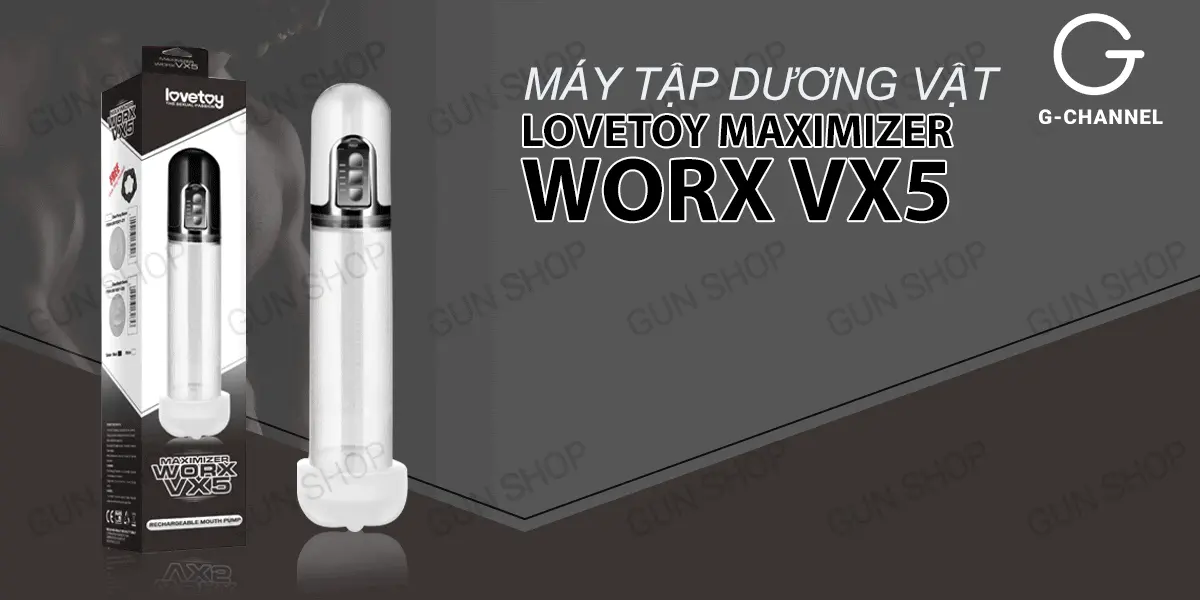 Máy tập tăng kích thước tự động Lovetoy Maximizer Worx VX5 cao cấp — ảnh 2