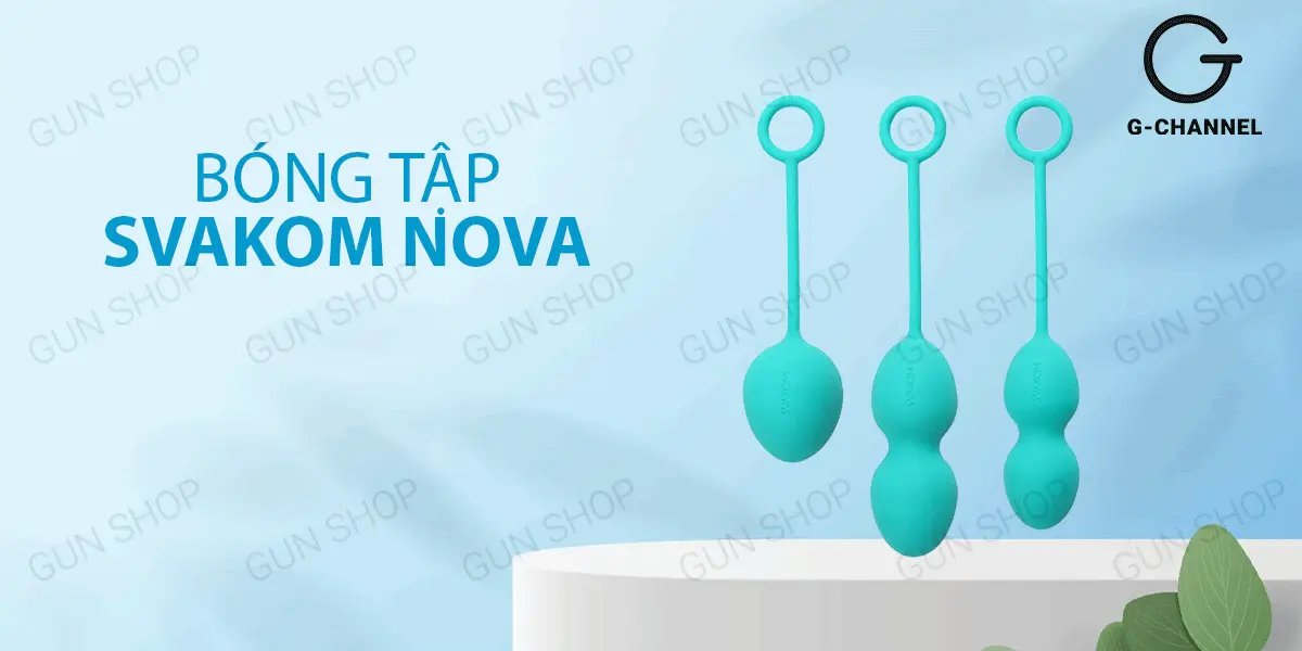 Bóng tập se khít âm đạo Svakom Nova an toàn chống nước nhỏ gọn tăng khoái cảm — ảnh 2