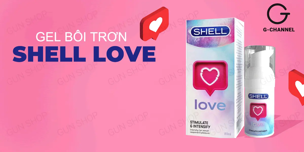 Gel bôi trơn nữ Shell Love 50ml tăng hưng phấn, dưỡng ẩm sâu — ảnh 2