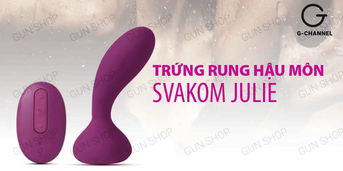 Trứng rung Svacom Julie sạc điện điều khiển từ xa kích thích G điểm hậu môn — ảnh 2