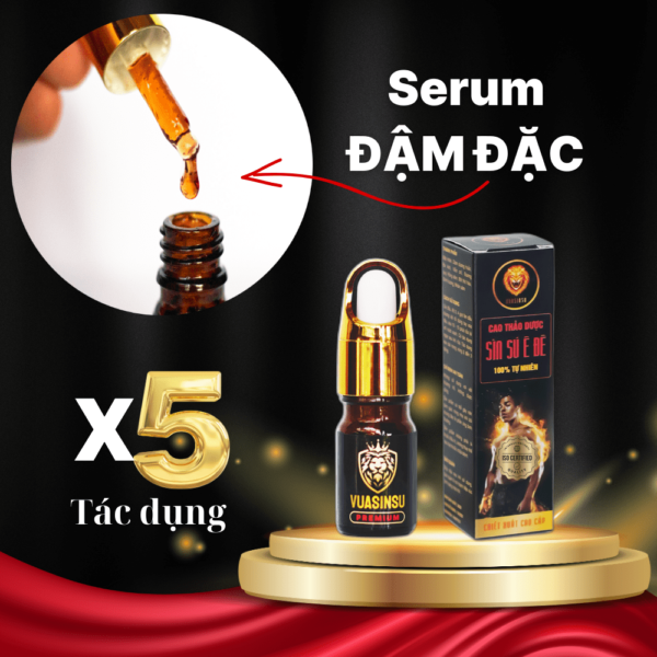 Vuasinsu xịt sìn sú 5ml chính hãng tặng phần quà hấp dẫn — Nhân sâm hỗ trợ tuần hoàn máu, giúp sìn sú tác động nhanh