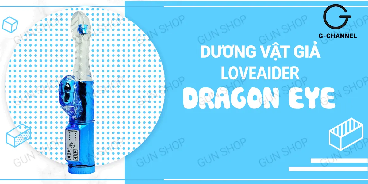 Dương vật giả rung xoay đa chế độ Loveaider Dragon Eye pin bền — ảnh 2