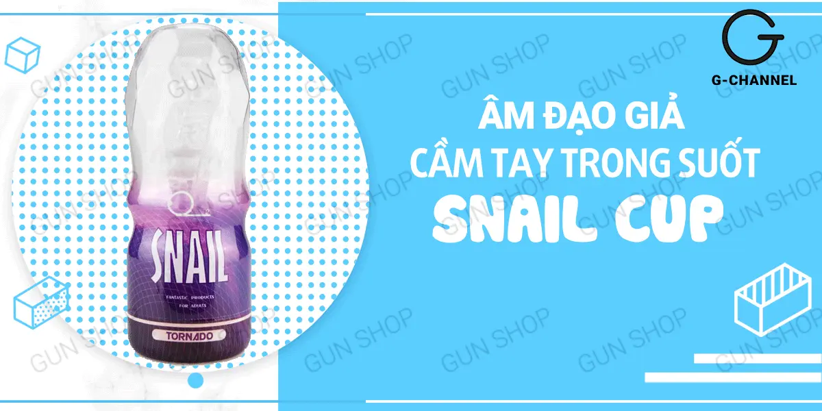 Âm đạo giả trong suốt - Snail Cup cốc thủ dâm cao cấp — ảnh 2