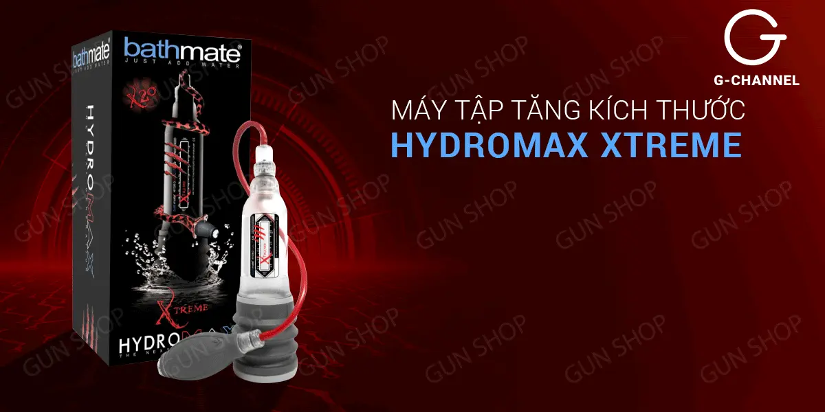 Máy tập dương vật Hydromax Xtreme bơm tay áp suất nước tăng kích thước hiệu quả — ảnh 2