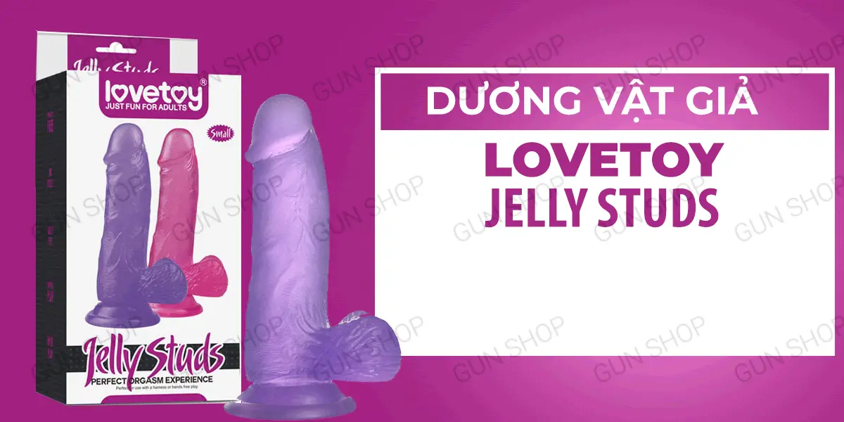 Lovetoy Jelly Studs dương vật giả dính tường siêu mềm, dễ dùng — ảnh 2