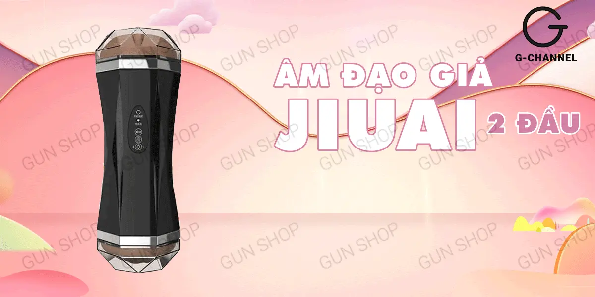 Âm đạo giả 2 đâu đa năng sạc điện - Jiuai — ảnh 2