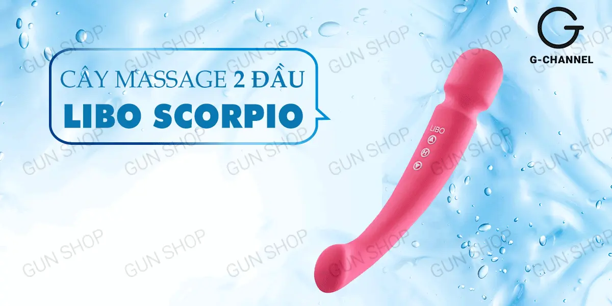 Máy massage 2 đầu rung nhiều chế độ sạc điện - Libo Scorpio — ảnh 2