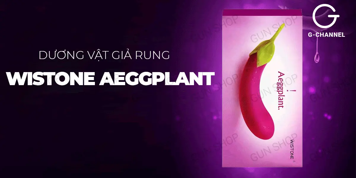 Máy rung êm ái đa chế độ Wistone quả cà tím tăng khoái cảm — ảnh 2