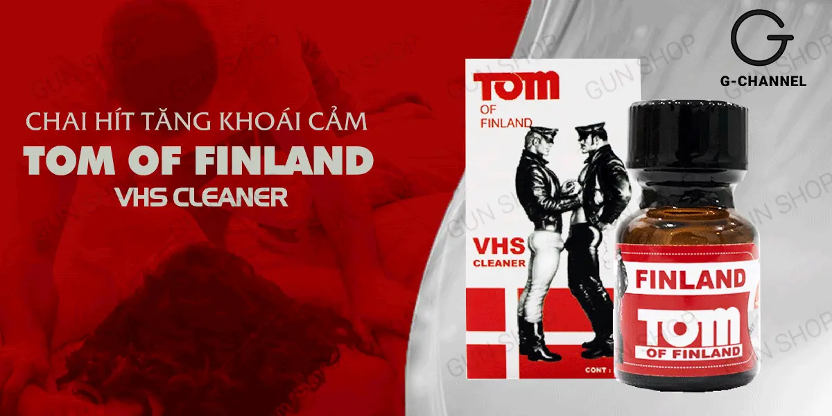 Popper Tom Of Finland VHS Cleaner 10ml Chính Hãng Tăng Khoái Cảm — ảnh 2
