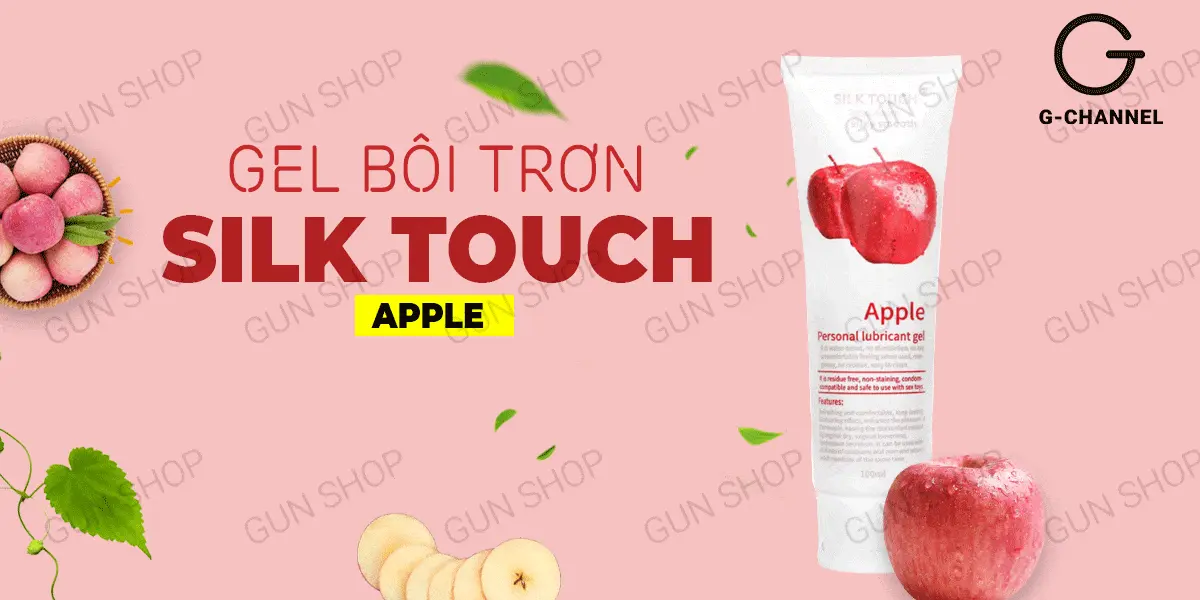 Gel bôi trơn hương táo Silk Touch 100ml mềm mượt, an toàn — ảnh 2