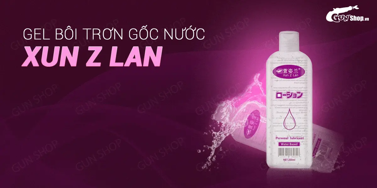 Gel bôi trơn gốc nước Xun Z Lan 200ml dịu nhẹ tăng khoái cảm — ảnh 2
