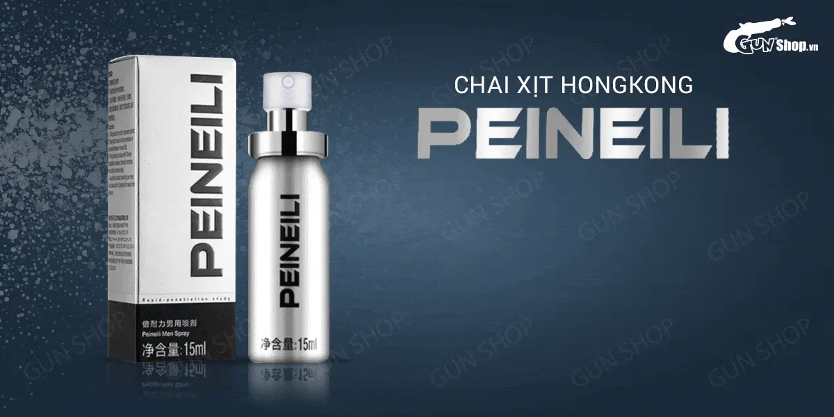Chai xịt Peineili HongKong 15ml Kéo dài thời gian Xuất tinh sớm — ảnh 2