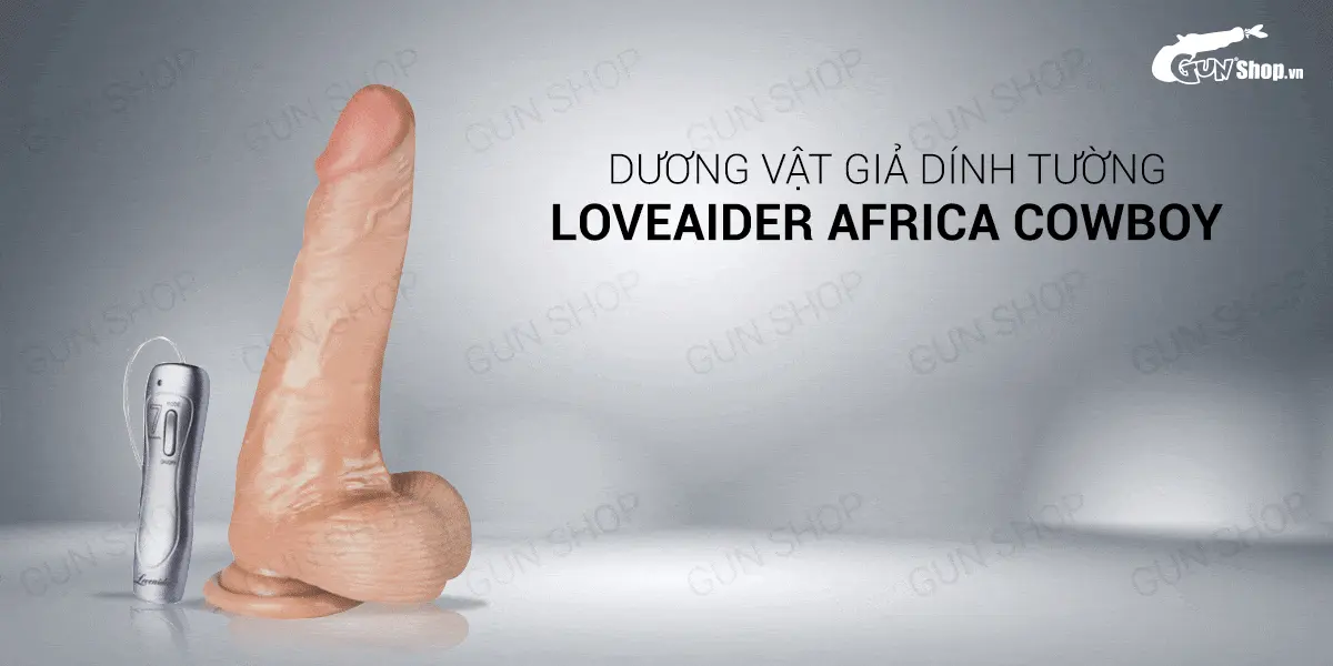 Dương vật giả dính tường 7 chế độ rung siêu sướng pin Loveaider — ảnh 2
