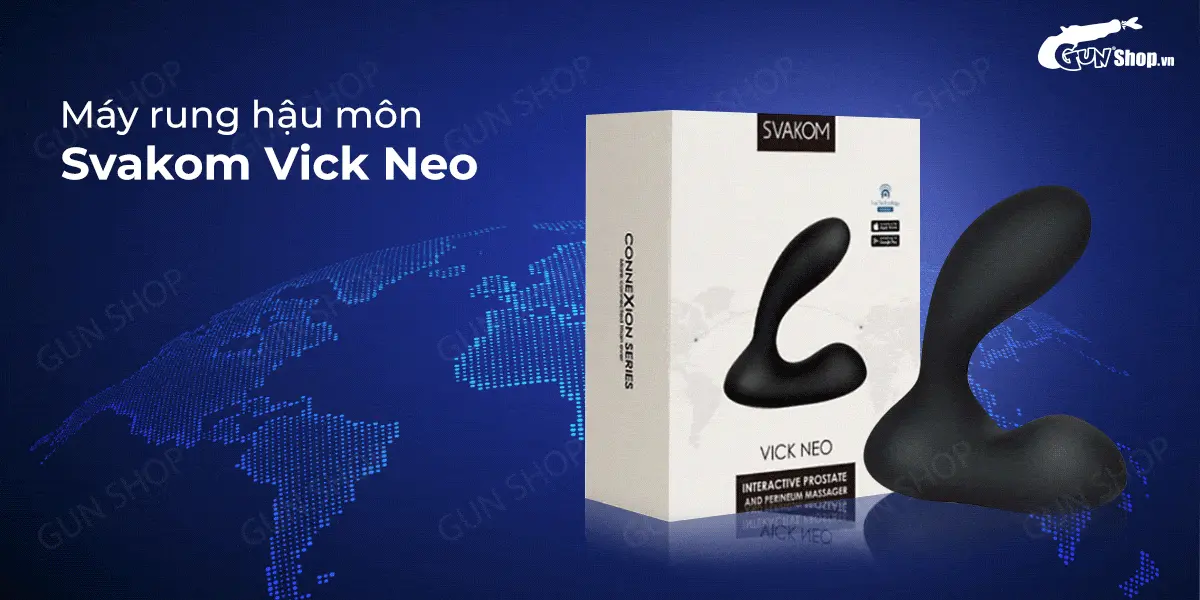 Svakom Vick Neo máy massage hậu môn cao cấp điều khiển từ xa qua app điện thoại — ảnh 2