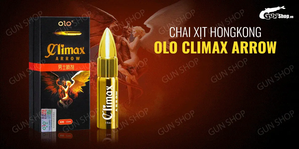 Chai Xịt OLO Climax Arrow 15ml Kéo Dài Thời Gian - Hàng HongKong — ảnh 2