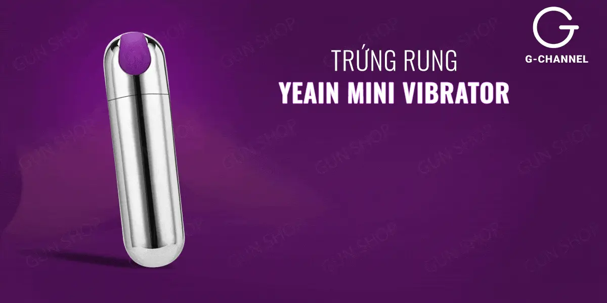 Trứng rung hình viên đạn 10 tốc độ rung - Yeain Mini Vibrator — ảnh 2