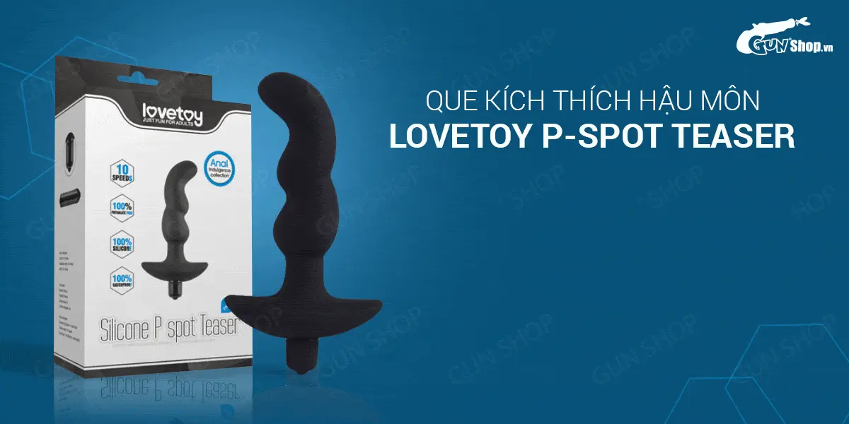 Que rung hậu môn Lovetoy P-Spot 10 chế độ kích thích mạnh mẽ — ảnh 2
