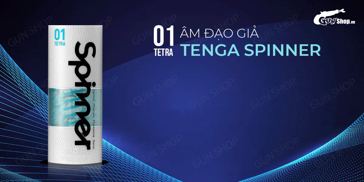 Âm đạo giả xoắn ốc Tenga Spinner 01 Tetra ôm khít siêu thực — ảnh 2