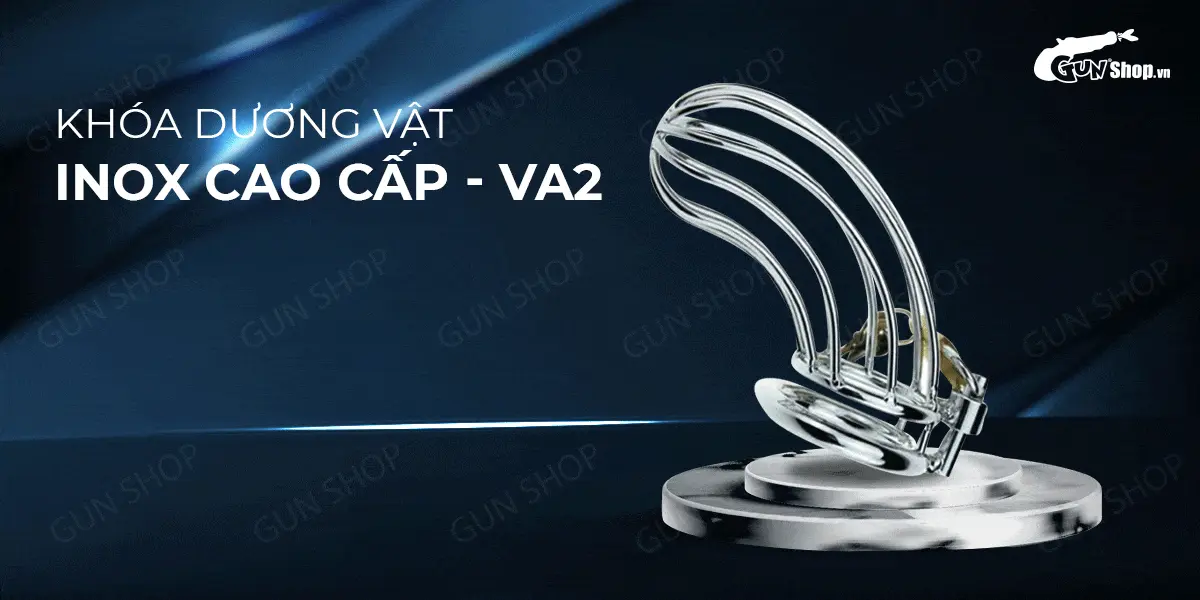Khóa dương vật inox cao cấp VA2 chất lượng an toàn kích thích — ảnh 2