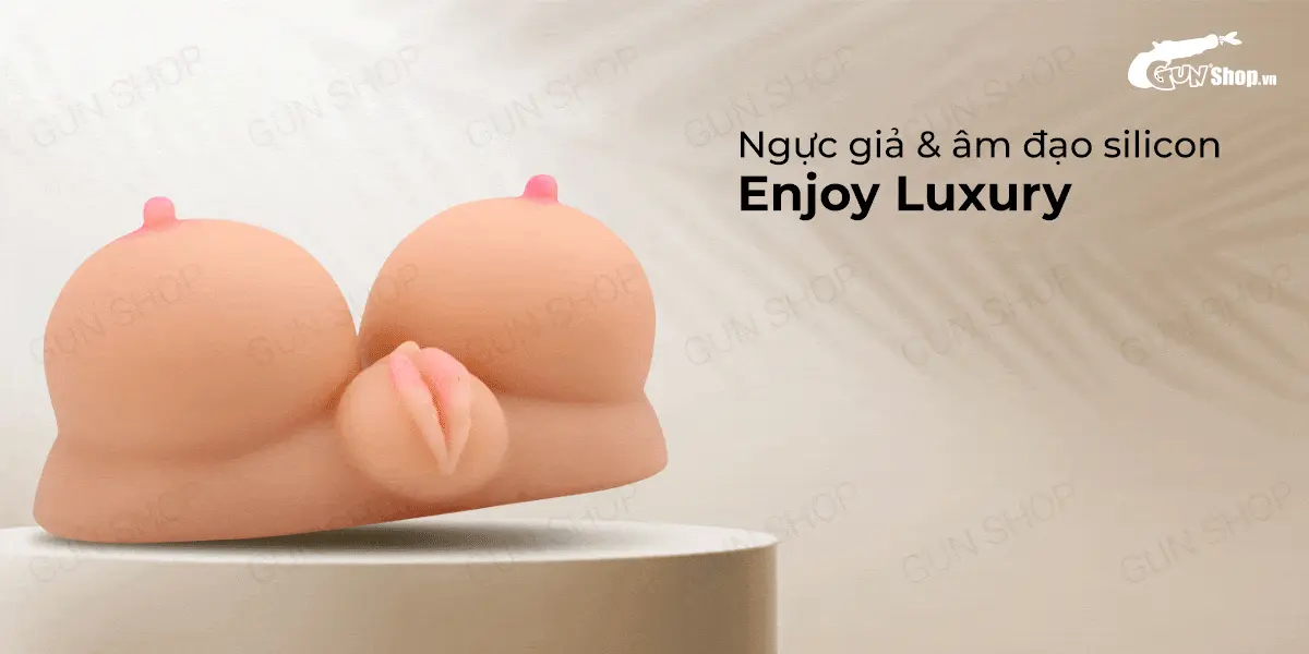 Ngực giả & âm đạo silicon trần cao cấp mềm mịn - Enjoy Luxury — ảnh 2