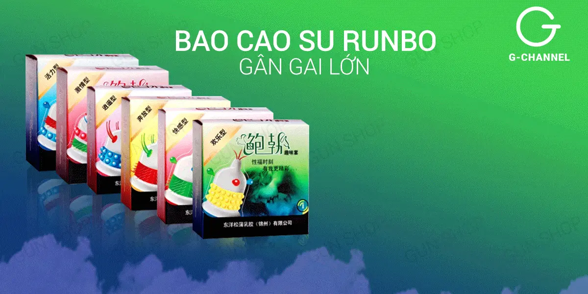 Bộ 3 hộp bao cao su Runbo gân gai lớn tăng khoái cảm — ảnh 2