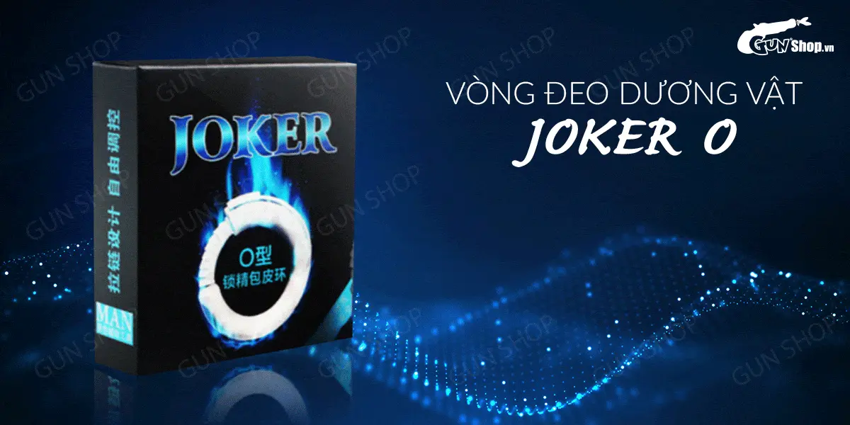 Vòng đeo dương vật kéo dài thời gian trì hoãn xuất tinh - Joker O — ảnh 2
