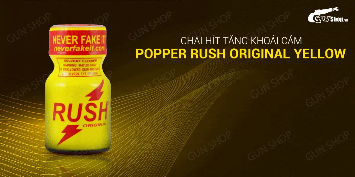 Popper Rush Original Yellow 10ml Mỹ USA chính hãng giá tốt — ảnh 2