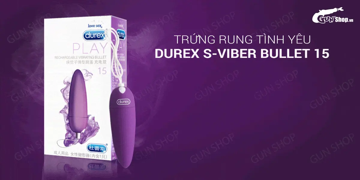 Trứng rung tình yêu Durex S-Viber Bullet 15 — ảnh 2