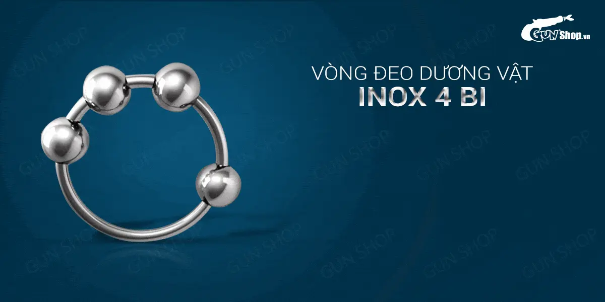 Vòng inox 4 bi tăng khoái cảm nam giới, siêu bền giá tốt — ảnh 2